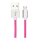 Midas Micro USB Charging Cable for Android - Hot Pink
