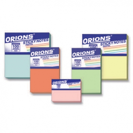 Buy Orions Sticky Notes Pastel online at Shopcentral Philippines.
