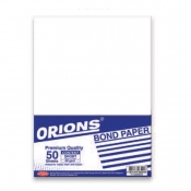 Buy ORIONS Short Bond Paper 60 gsm 50s online at Shopcentral Philippines.