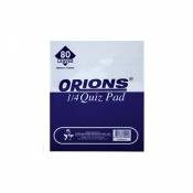Buy Orions Writing Pad 1/4 Quiz Pad online at Shopcentral Philippines.