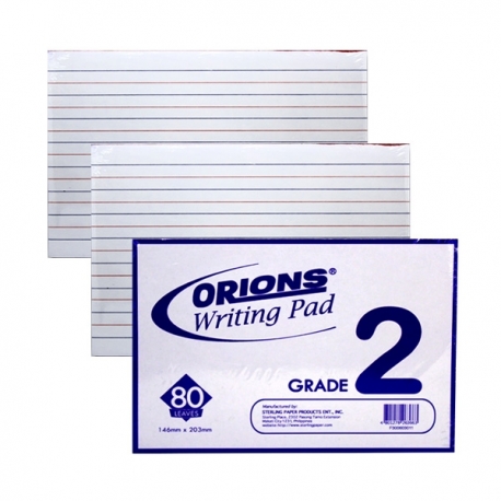 Buy Orions Writing Pad Grade 2 3/Pac online at Shopcentral Philippines.