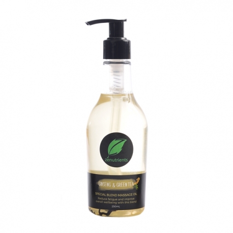 Buy Zenutrients Ginseng & Green Tea Special Blend Massage Oil 250ml  online at Shopcentral Philippines.