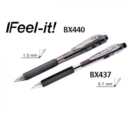 Buy Pentel I Feel-It! BX437 Ballpoint Pens online at Shopcentral Philippines.