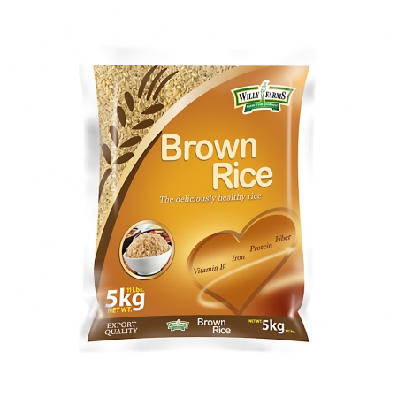 Buy Willy Farms Brown Rice 5kg online at Shopcentral Philippines.