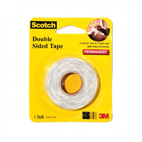 Buy 3M Scotch Dbl Sided Tape Blister 12mm x 10m online at Shopcentral Philippines.
