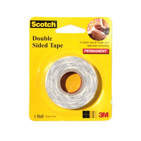 Buy 3M Scotch Double Sided Tape Blister 18mm x 10m online at Shopcentral Philippines.