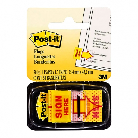 Buy 3M Post-it Flags Sign Here 1" x 1.7" online at Shopcentral Philippines.