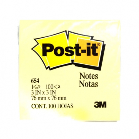 Buy 3M Post-it Notes Yellow 3" x 3" online at Shopcentral Philippines.
