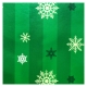 Sterling Christmas Flat Wrappers Green Stripe