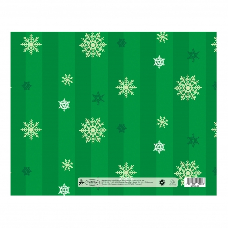 Buy Sterling Christmas Flat Wrappers Green Stripe online at Shopcentral Philippines.