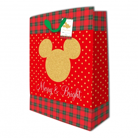 Buy Sterling  Mickey Mouse Merry and Bright Christmas Totebag w/ Gift Tag X.Large online at Shopcentral Philippines.