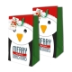 Sterling Christmas Totebag w/ Gift Tag Penguin L Vertical 2's