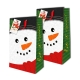 Sterling Christmas Totebag w/ Gift Tag Snowman L Vertical 2's