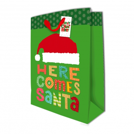 Buy Sterling Christmas Totebag w/ Gift Tag Green Dots X Large online at Shopcentral Philippines.