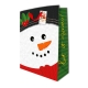 Sterling Christmas Totebag w/ Gift Tag Snowman X Large