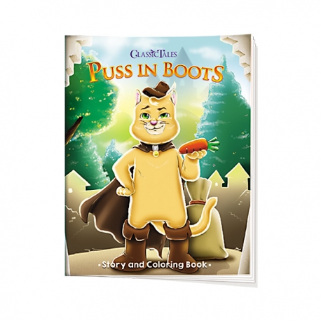 Buy Sterling Classic Tales Story & Coloring Book- Puss in Boots online at Shopcentral Philippines.