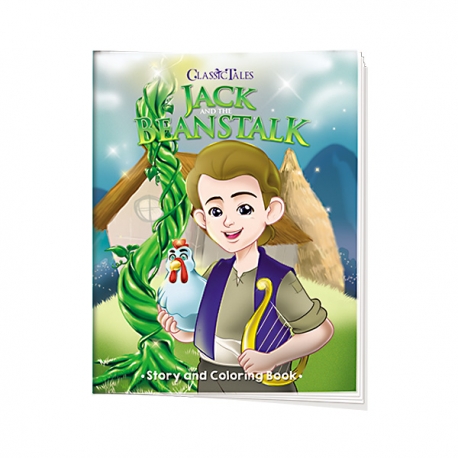 Buy Sterling Classic Tales Story & Coloring Book- Jack and the Beanstalk online at Shopcentral Philippines.
