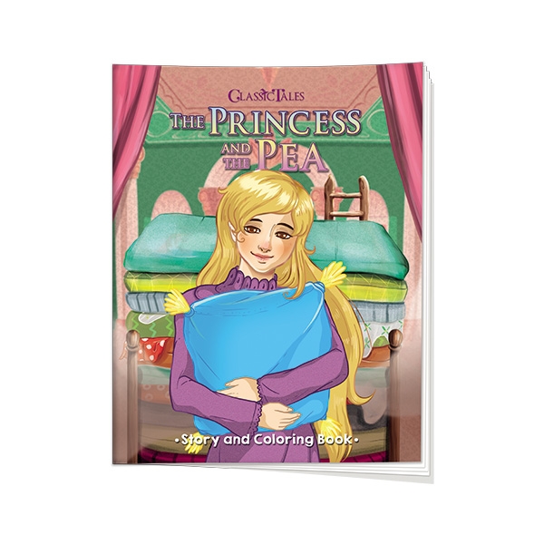 the princess and the pea coloring pages