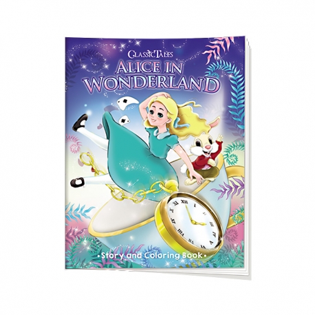 Buy Sterling Classic Tales Story & Coloring Book- Alice in Wonderland online at Shopcentral Philippines.