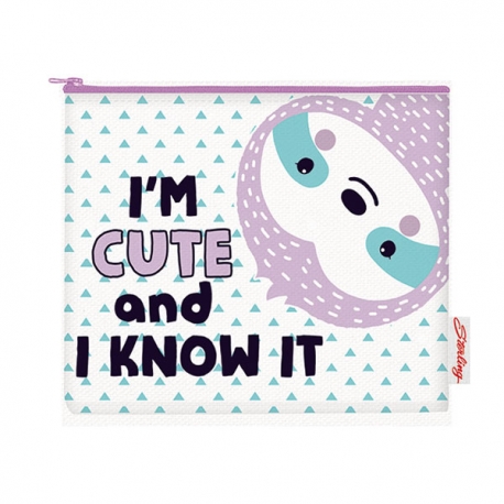 Buy Sterling I'm Cute and I Know It Big Fabric Pouches online at Shopcentral Philippines.