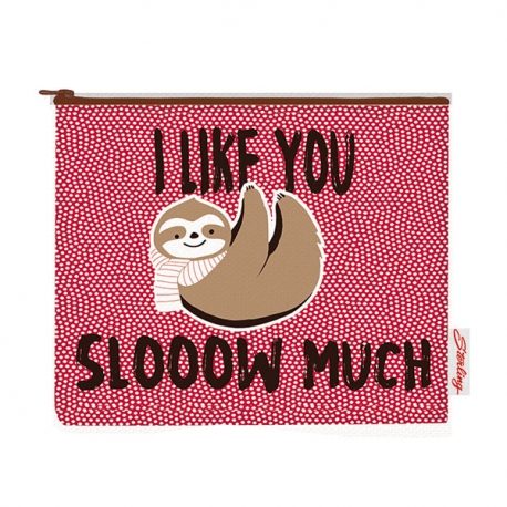 Buy Sterling I Like You Slooow Much Big Fabric Pouches online at Shopcentral Philippines.