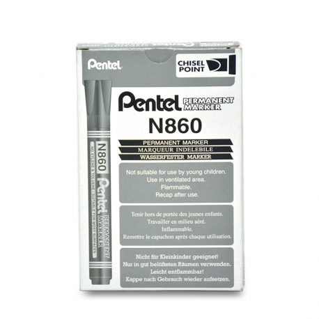 Buy Pentel N860 Permanent Marker 12's online at Shopcentral Philippines.