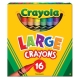 Crayola Large Crayons 16 Colors