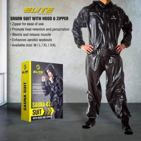 Buy Elite Fitness Sauna Suit with Hood and Zipper online at Shopcentral Philippines.