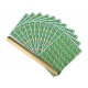 12 Pcs Sterling Christmas Flat Wrapper Mickey Green in Tube Packaging