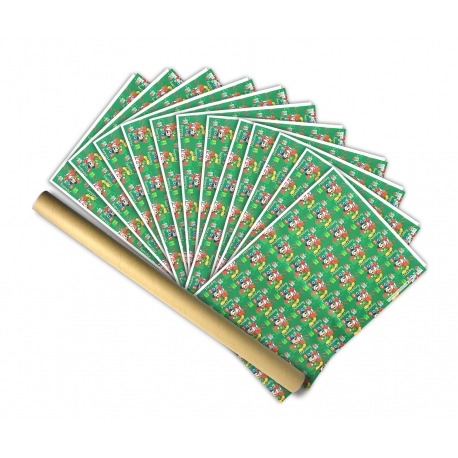 Buy 12 Pcs Sterling Christmas Flat Wrapper Mickey Green in Tube Packaging online at Shopcentral Philippines.