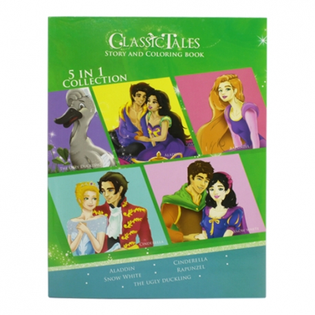 Buy Classic Tales 5 in 1 Story & Coloring Book Vol. 3 online at Shopcentral Philippines.
