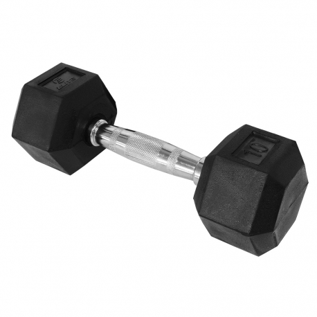 Buy Elite Rubber Hex Dumbbell 10LBS  - 1pc (Pre-order 7 working days) online at Shopcentral Philippines.