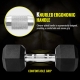 Elite Rubber Hex Dumbbell 35LBS  - 1pc (Pre-order 7 working days)