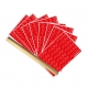 New Sterling  8's Christmas Gift Wrappers Red Holiday in a Tube Container