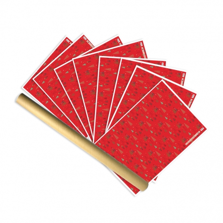 Buy New Sterling  8's Christmas Gift Wrappers Tree Star Dots in a Tube Container online at Shopcentral Philippines.