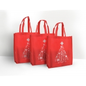 Buy 3Pcs Happy Holidays Christmas Eco Bag Medium Red online at Shopcentral Philippines.