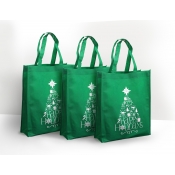 Buy 3Pcs Happy Holidays Christmas Eco Bag Medium Green online at Shopcentral Philippines.