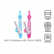 Buy Deli 8615 - Compass with Pencil (1PC) Random Color online at Shopcentral Philippines.
