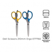 Buy Deli E77760 Scissors 210mm Ergo (1PC) Random Color online at Shopcentral Philippines.