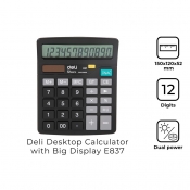 Buy Deli 12 Digits Calculator 837 online at Shopcentral Philippines.