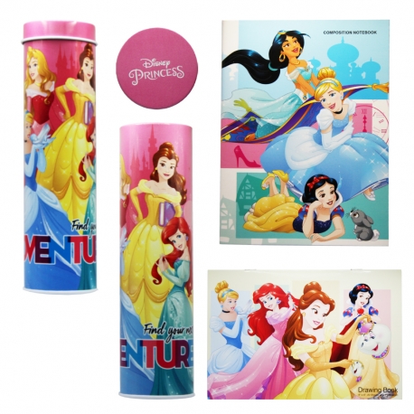 Buy Gift Set: Disney Princess Pencil Case Tabular&Drawing Book&Notebook online at Shopcentral Philippines.