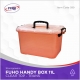 Fuho 11L Handy Box - Clear-Top Translucent  Assorted Color
