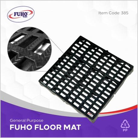 Buy Fuho Plastic Floor Mat Black 12 X 12 X 1.5 inches 4PCS online at Shopcentral Philippines.