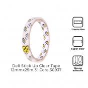Buy Deli Stick Up Clear Tape 12mmx25m 3" Core (1 pc) E30937 online at Shopcentral Philippines.