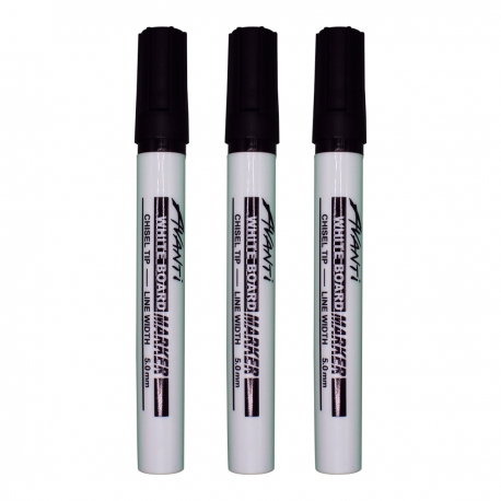 Buy 3 Pcs Avanti BM-05 Chisel White Board Marker 5.0mm online at Shopcentral Philippines.