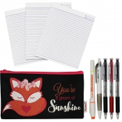 Buy Intermediate Pad Back to School Set B with Pens, Highlighter and Small Fabric Pouch online at Shopcentral Philippines.