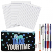 Buy Intermediate Pad Back to School Set A with Pens, Highlighter and Small Fabric Pouch online at Shopcentral Philippines.