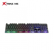 Buy XTRIKE ME Rainbow Backlight Membrane Gaming Keyboard KB-305 - Black online at Shopcentral Philippines.