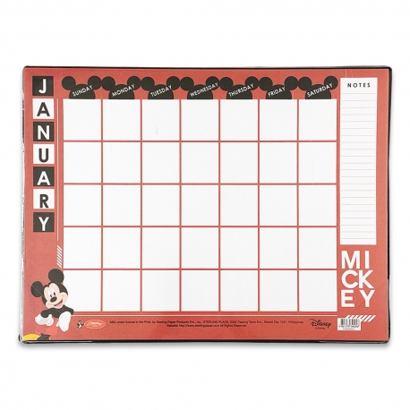 Buy 1 Pc Sterling Disney Desk Planner Perpetual Mickey & Minnie Large Random Design online at Shopcentral Philippines.