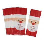 Buy 25 Pcs Holiday Santa Cookie Bag 10x25cm online at Shopcentral Philippines.